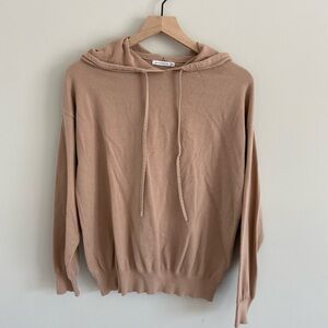 Staccato Lightweight Tan Hooded Pullover